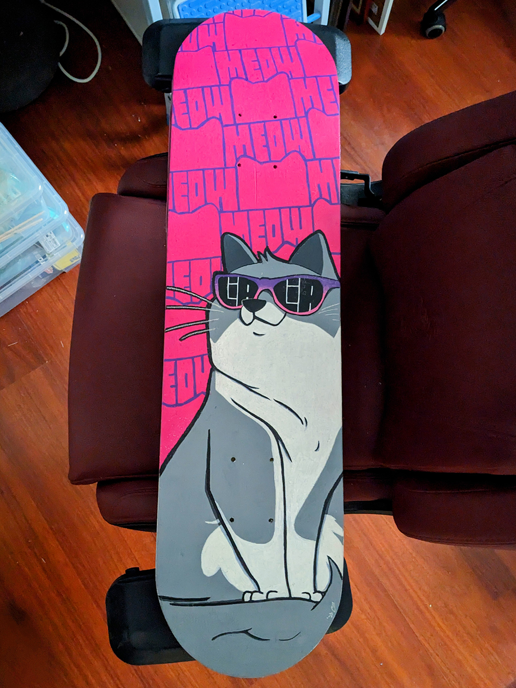 Cool Cat Skateboard